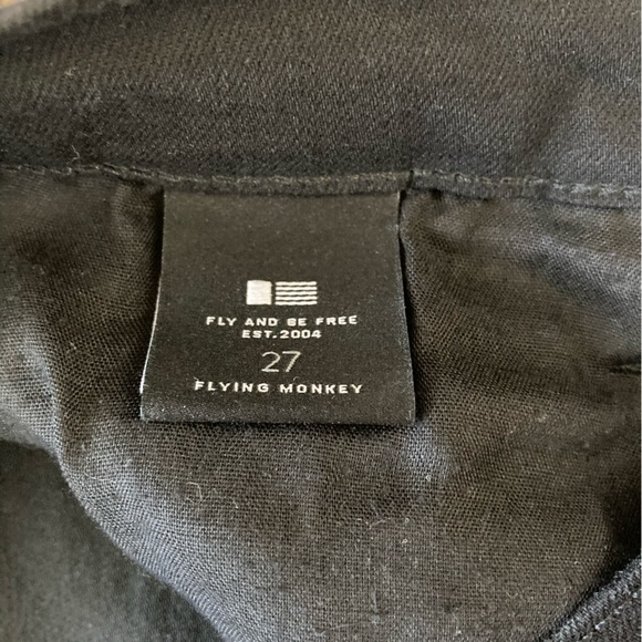 Black Denim Flying Monkey Skirt - Picture 3 of 4